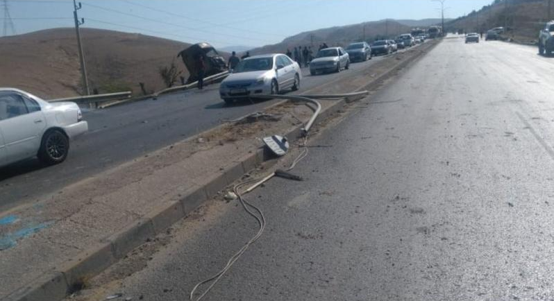 الدوريات الخارجية تحذر سالكي طريق العدسية باتجاه عمان