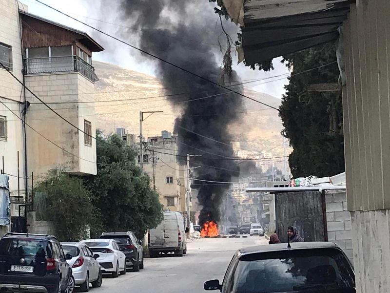 9 إصابات برصاص قناصة الاحتلال في مخيم بلاطة بنابلس
