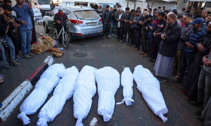 الإبادة في غزة ..  الكلاب تنهش جثث ضحايا أعدمهم جيش الاحتلال خلال جلب الطعام لأهاليهم