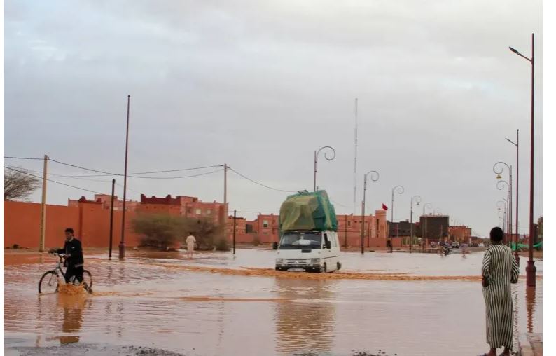 ضحايا بفيضانات في المغرب وسيول باليمن