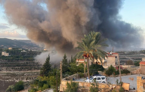 الجيش الإسرائيلي: هاجمنا منصات إطلاق صواريخ بجنوب لبنان