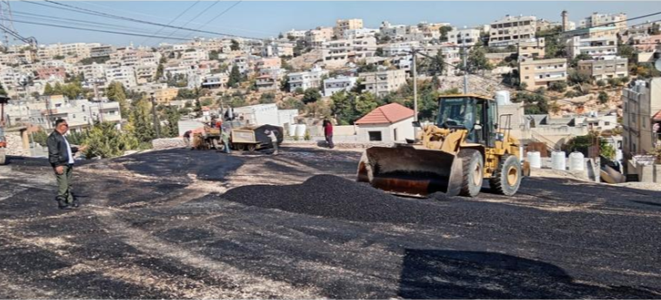 بلدية السلط الكبرى تُنجز المرحلة الأولى من تعديل مثلث الاعوج