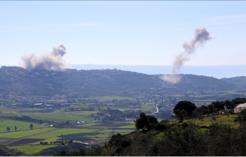 اعتراض صواريخ أطلقت من لبنان في أجواء كريات شمونة