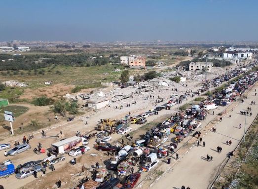 الاحتلال يغلق شارع صلاح الدين الواصل بين شمال قطاع غزة وجنوبه