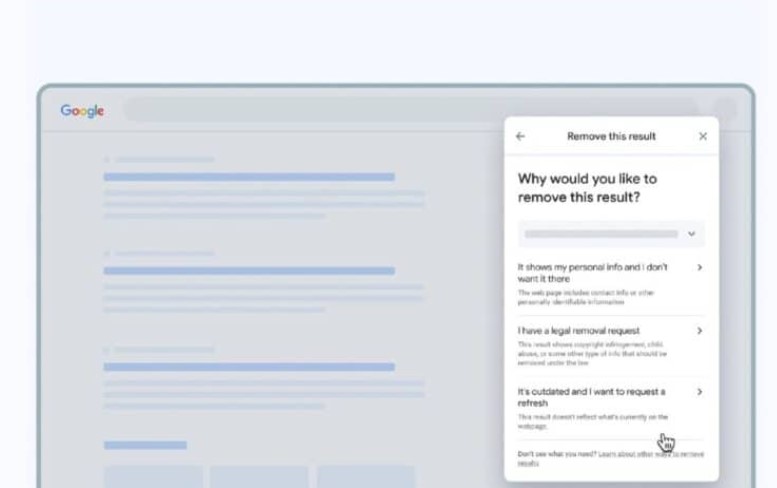جوجل تسهّل إزالة المعلومات الشخصية من نتائج البحث 